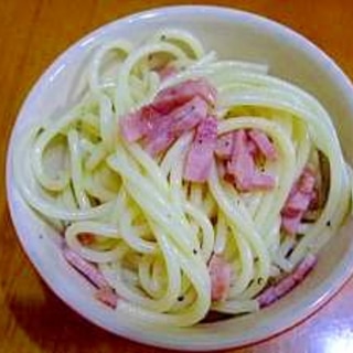 【レンジで簡単】ハムのサラダスパゲティー（サラスパ